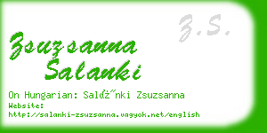 zsuzsanna salanki business card